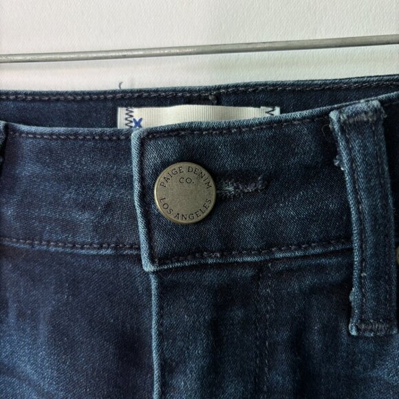 Paige Women's Verdigo Ankle Kaiya Dark Wash Skinny Jeans Size 24 - Picture 4 of 10
